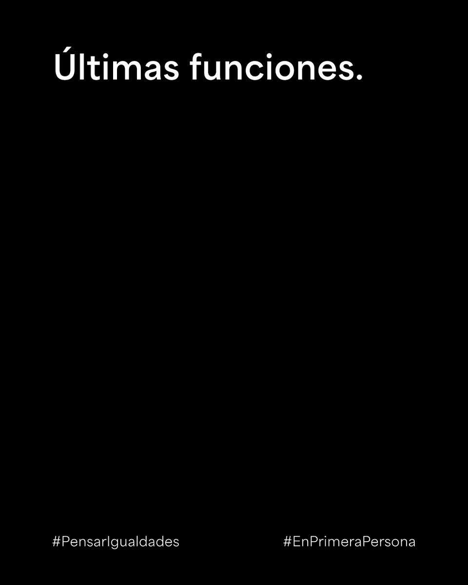 Este viernes 21, sábado 22 y domingo 23, se llevarán a cabo las últimas funciones de #EnPrimeraPersona en el <a href="/elCeX_mx/">CEX</a>.