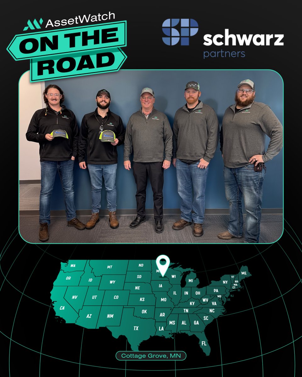 GoAssetWatch's tweet image. AssetWatch #OnTheRoad 🚗 Our team recently visited Schwarz Partners, LP to strengthen our partnership and support their success with #predictivemaintenance.

Thanks to the Schwarz team for the warm welcome and for sharing your insights!

#AssetWatch #Reliability #Maintenance