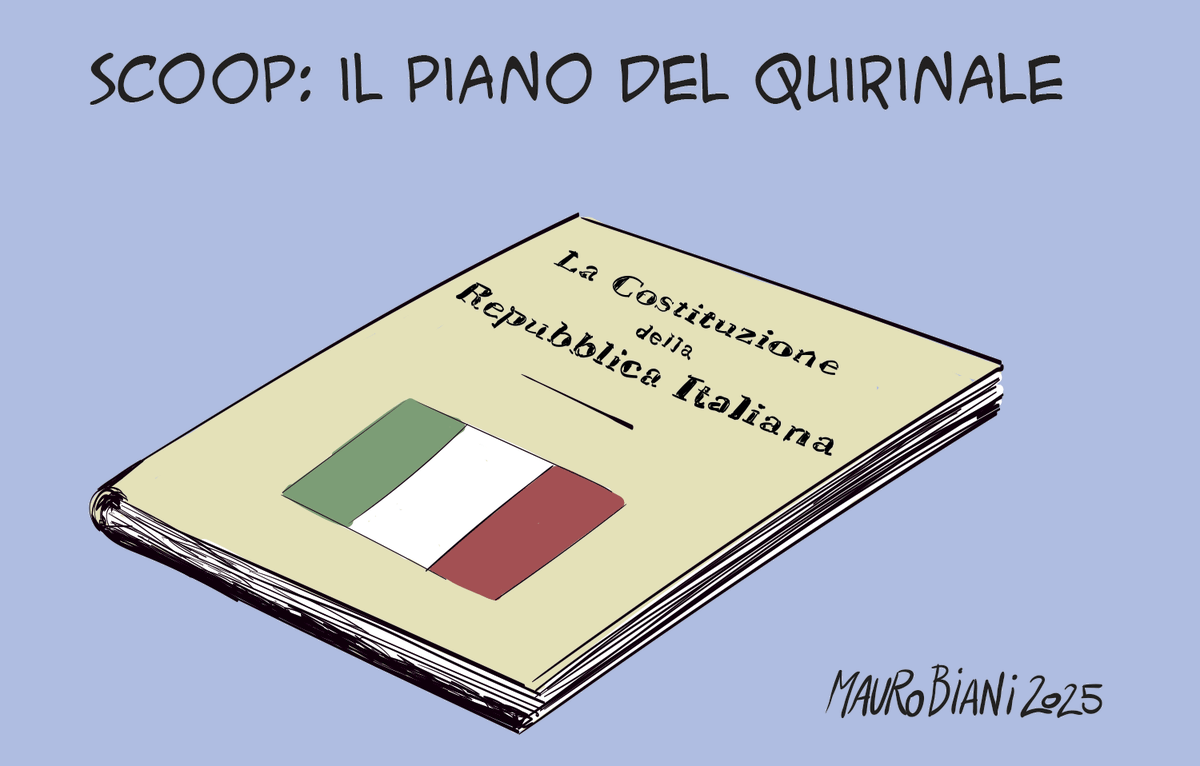 maurobiani's tweet photo. #Quirinale #Mattarella #Italia #governoMeloni 
Scoop: il piano del Quirinale.
Oggi per @repubblica https://t.co/0sbMTyCZar