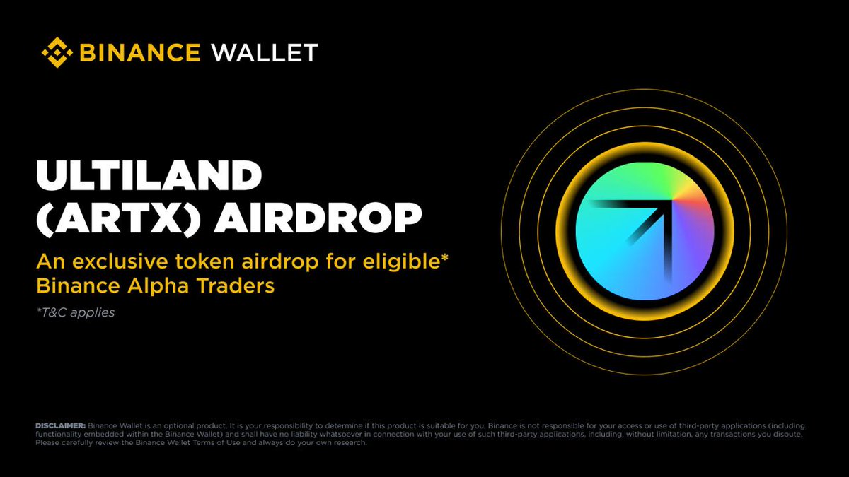 CryptoProstir's tweet photo. 📢АІРДРОП ВІД BINANCE! 💥
21.11.2025
📌 Умови отримання, точний час і кількість монет — ВСЕ це буде опубліковано в нашому Telegram-каналі! Не пропустіть можливість!
👇 Усі деталі тут: https://t.co/yDx7wj54Uh
#BinanceAirdrop #ULTILAND #ARTX #BinanceAlpha #CryptoNews #Airdrop https://t.co/1BjTm03mDp