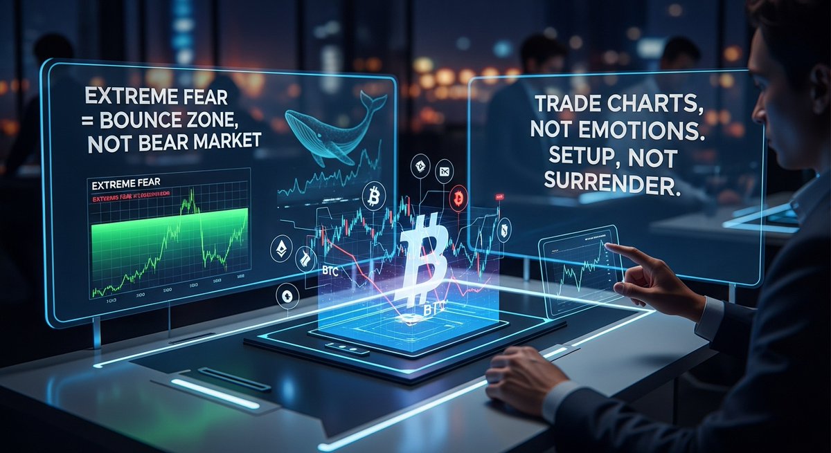 cryptobuddypro's tweet photo. ⚡️ Crypto panic? Chill. BTC dominance is dropping, whales are holding, alts aren’t bleeding. Extreme fear = bounce zone, not bear market.

Trade charts, not emotions. Setup, not surrender.

#BTC #AltSeason #HODL #CryptoTrading https://t.co/2DIT0BiLOA