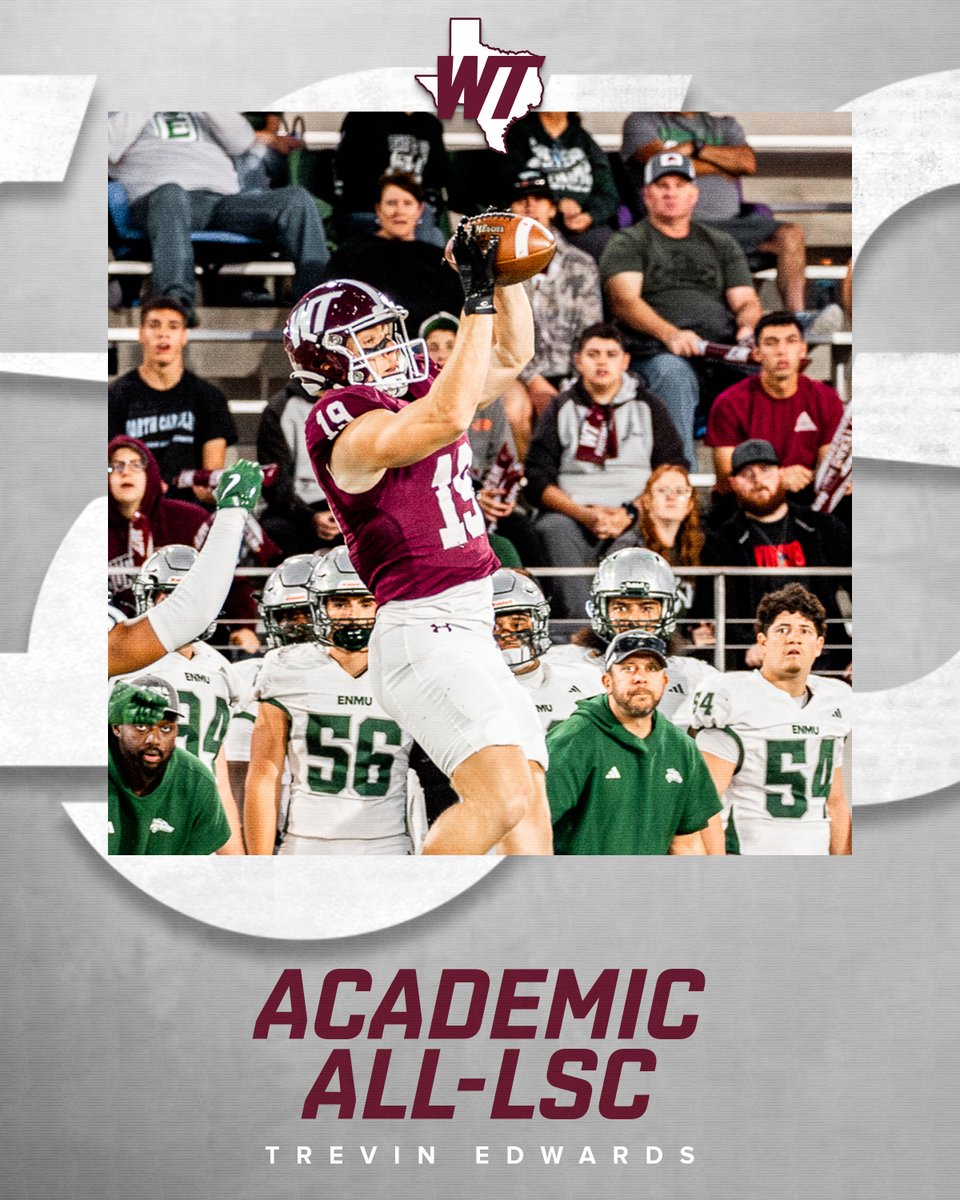 WTAMUFootball's tweet image. Jamel Acosta-Lewis and Trevin Edwards Named to the LSC All-Academic Team

#BuffNation | #WESTisBEST