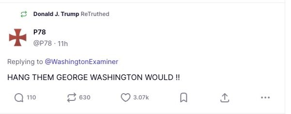 MAGALieTracker's tweet image. BREAKING: Donald Trump just called for the EXECUTION of six elected Democrats. This is beyond insane but the media is barely even paying attention to this. This behavior is not normal.