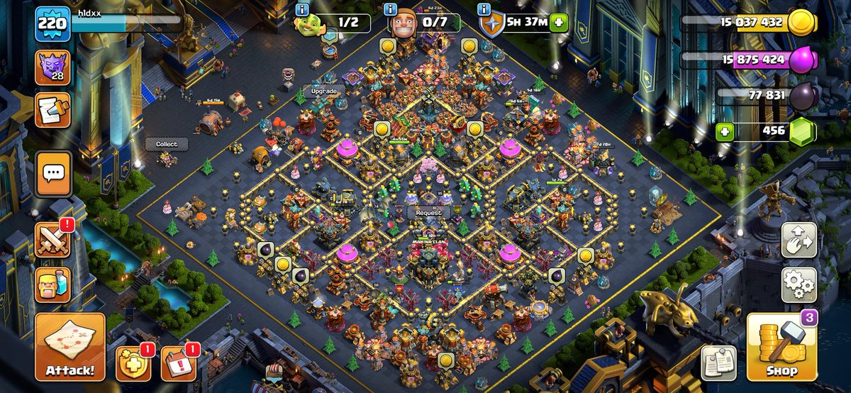 hideliciouss's tweet image. #TheRealTownHall 
@ClashofClans 
Th17 🖤