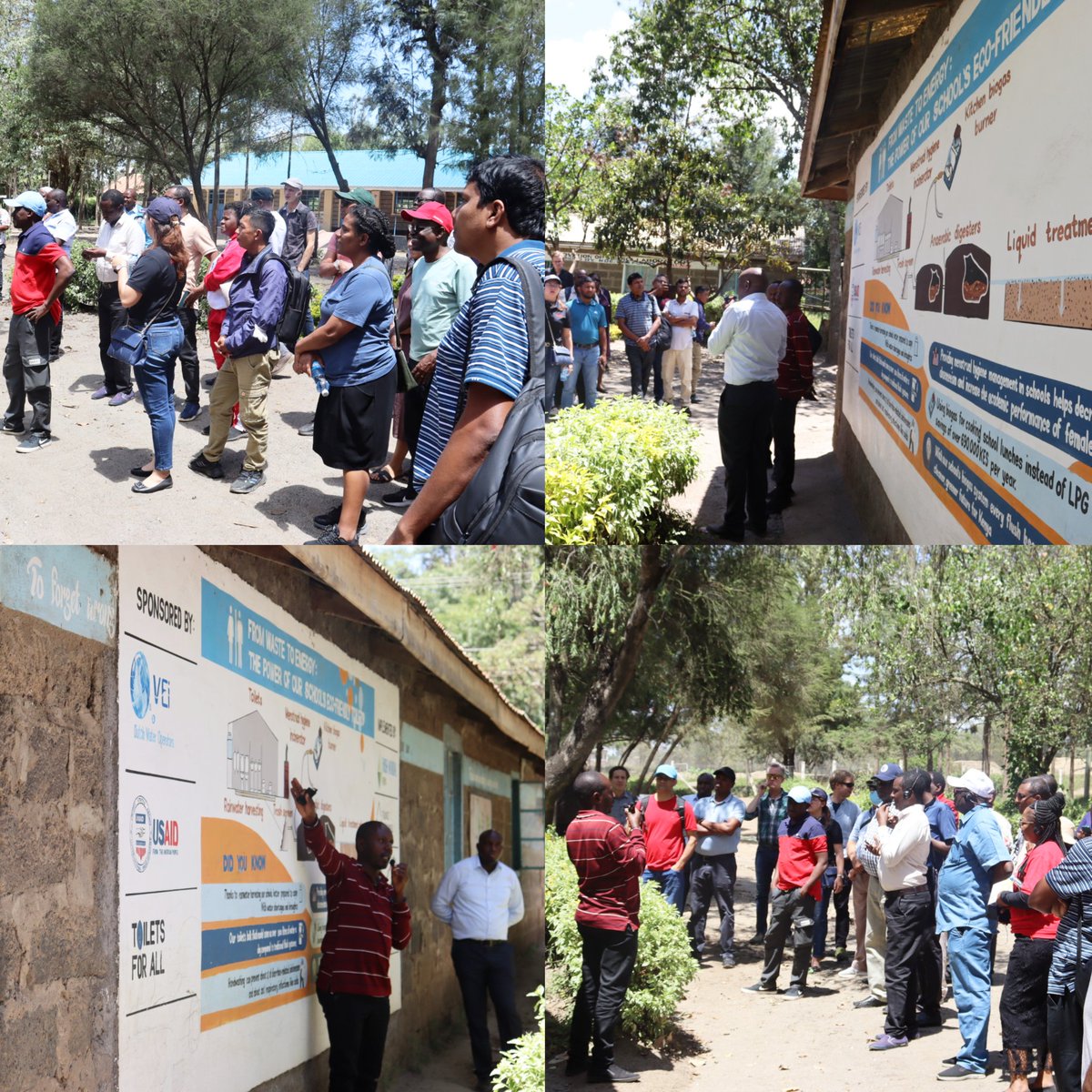 NakuruWater's tweet image. A great peer-to-peer exchange with the Swiss Water Sanitation Consortium. Showcased how together with @MakaaDotcom we
bring the sanitation value chain to life through circular economy solutions and climate action.

#EnrichingLife 
#KnowledgeSharing #PeerToPeerLearning