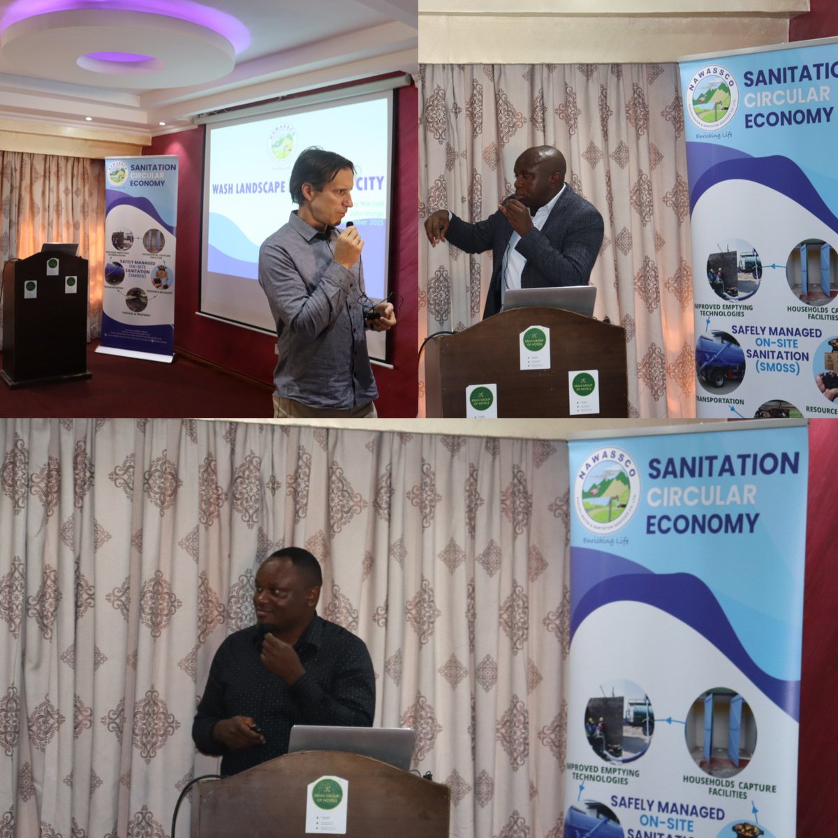 NakuruWater's tweet image. A great peer-to-peer exchange with the Swiss Water Sanitation Consortium. Showcased how together with @MakaaDotcom we
bring the sanitation value chain to life through circular economy solutions and climate action.

#EnrichingLife 
#KnowledgeSharing #PeerToPeerLearning