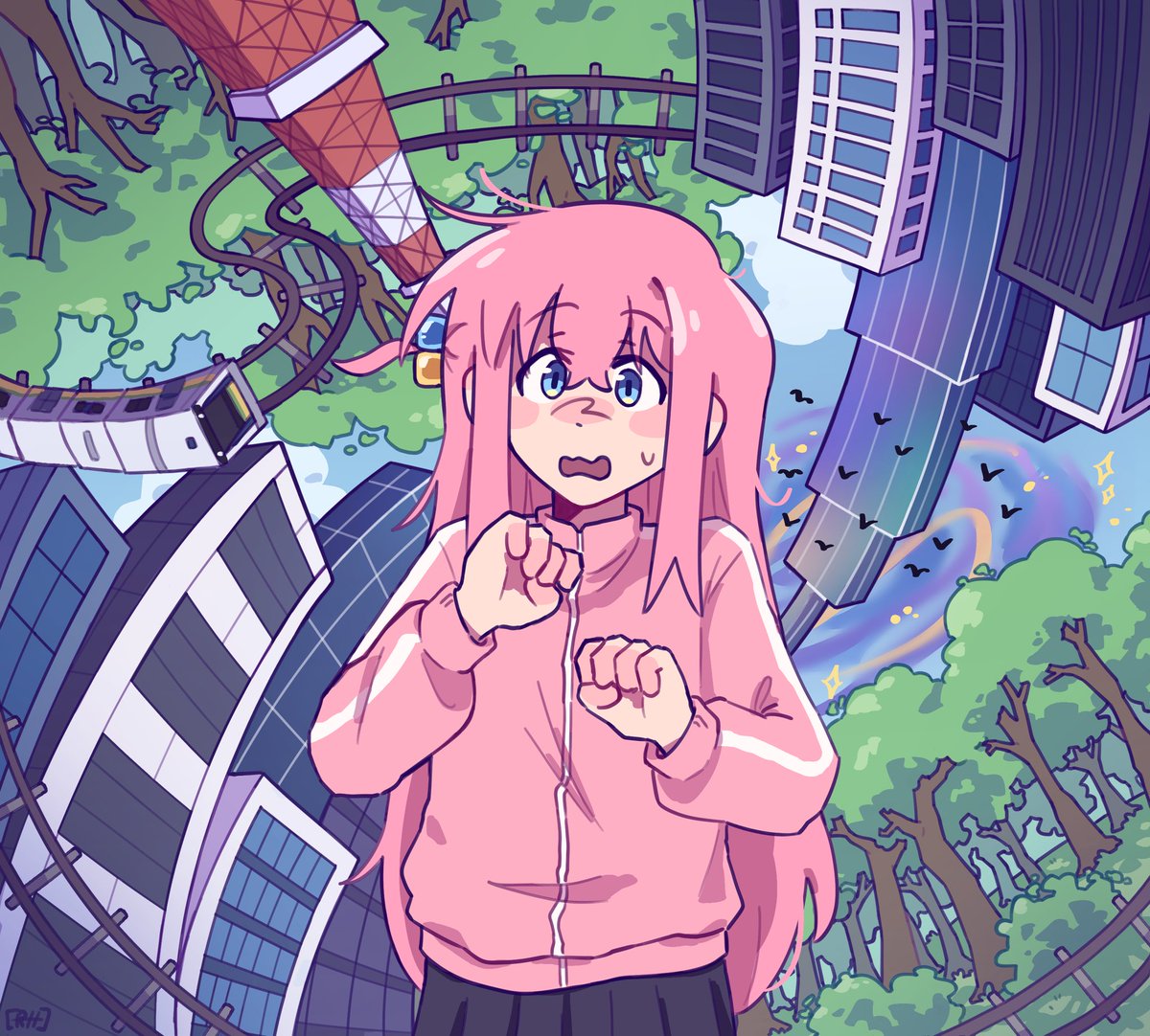 commissioned by <a href="/abbiesmal/">Abbiesmal ◆ stacking squares 🩷🟨🟦</a> for her amazing fic, check the replies for the link!
#BocchiTheRock #ぼっち・ざ・ろっく