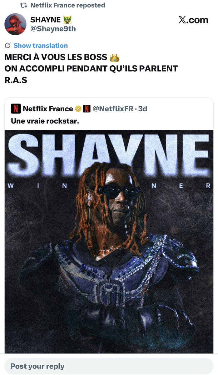 booba's tweet image. .@LaVisionFR Mais pourtant @netflixfr on dit que c’était une vraie rockstar!!! Et la rockstar il a dit R.A.S il accompli. Après Kaaris aussi vient de sortir et il est pas dans le top 200! Et c’est même pas une rockstar. Moi j’aimerai voir un feat entre un membre du jury et un des…