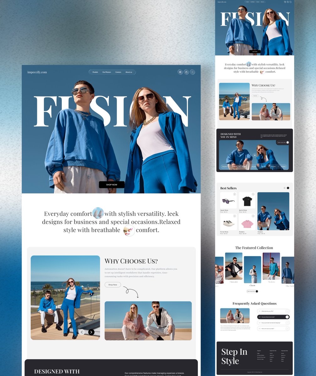laibacreatives's tweet image. Designed this Fashion Ecommerce Website 🛍️

How is it?        DM me for your Website Project 📩