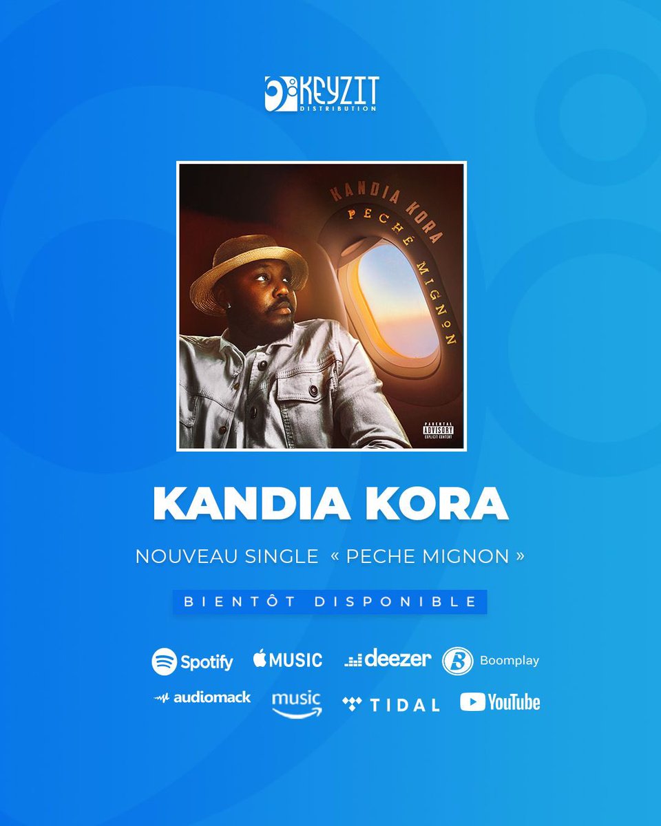 keyzit_ci's tweet image. La nouvelle sortie Pêché Mignon de @kandia_kora_kora_boss sera bientôt disponible. Restez prêts ! 

𝗗𝗶𝘀𝘁𝗿𝗶𝗯𝘂𝗲 𝘁𝗮 𝗺𝘂𝘀𝗶𝗾𝘂𝗲 𝗮𝘃𝗲𝗰 𝗞𝗘𝗬𝗭𝗜𝗧 ! 

#KeyzitDistribution #KeyzitAfrica #AfricanMajor