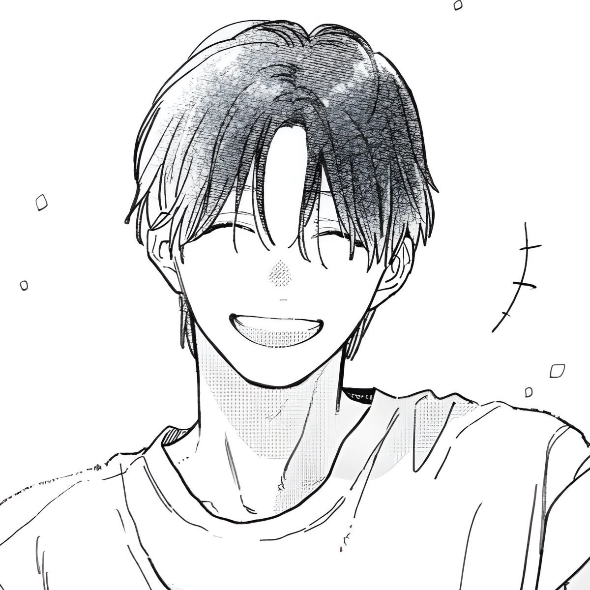 her smile                  his smile