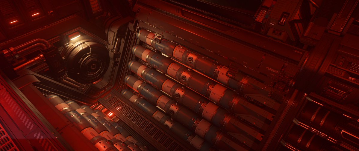 AnthropicDualiT's tweet image. The RSI Perseus is one of the most Perfectly designed Space/ Naval looking Warships(or box mission ships) in Star Citizen to date! Interior wastes absolutely no space, ample egress, amenities etc. The Torpedo loading mechanism is superb as is the space allocated to reload them. I…