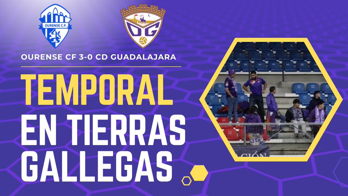 VIDEOVLOG. 💙🤍 OURENSE CF 3-0 CD GUADALAJARA 💜🤍

|Temporal en Tierras Gallegas|

👉🏻 youtu.be/HrJwNTVekZ4?si…