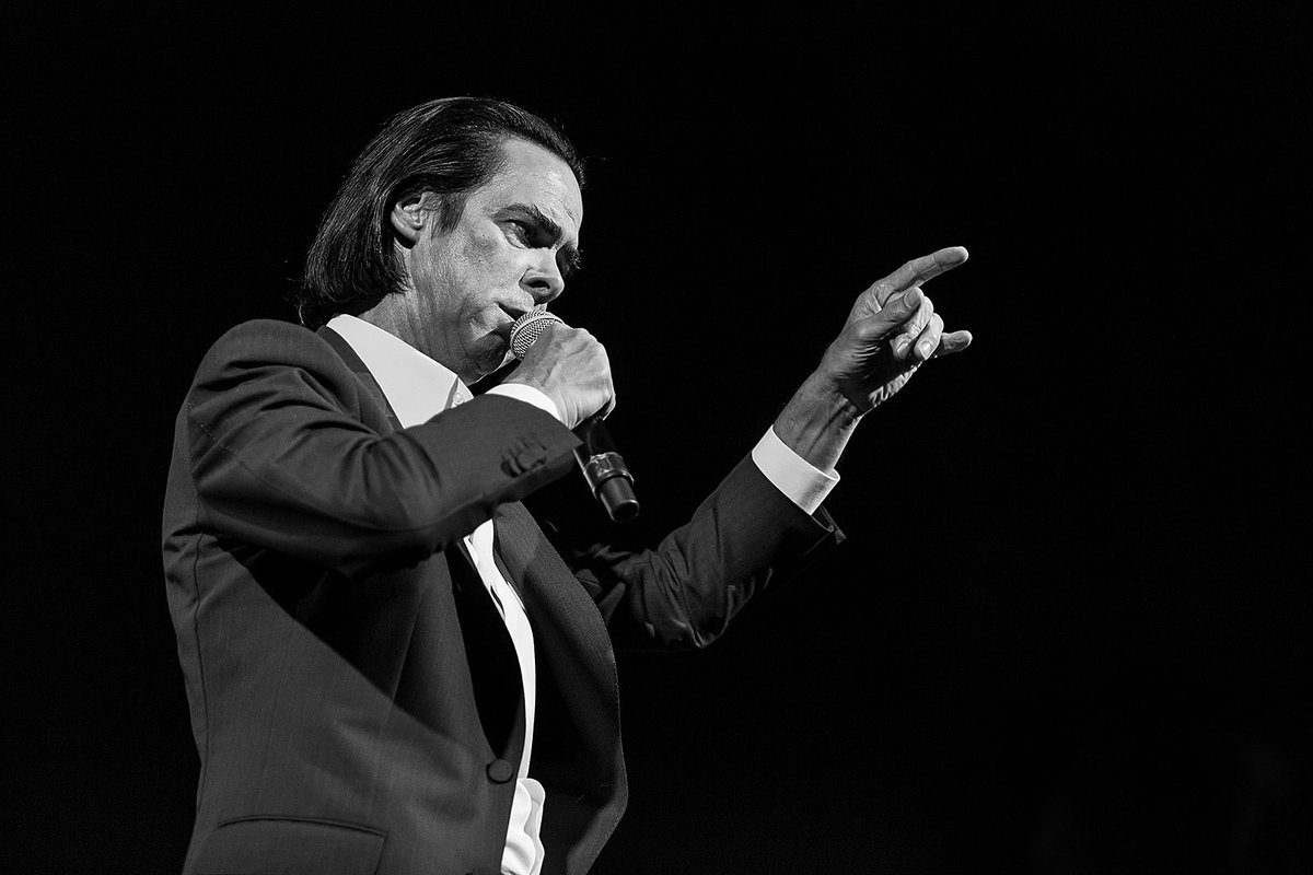 brooklynvegan's tweet photo. Nick Cave loves Geese: "all worry is laid to waste" when he hears "Trinidad" https://t.co/rBcsvQd254 https://t.co/DebYDMVQFO