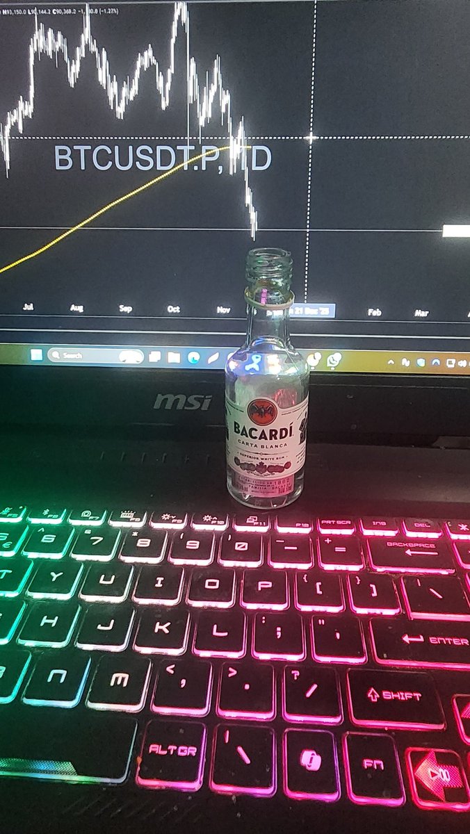 traderjayEMU's tweet image. Where&apos;s the bottom of BTC I get asked around 89 times a day. When it gets to the bottom of the bottle 😆