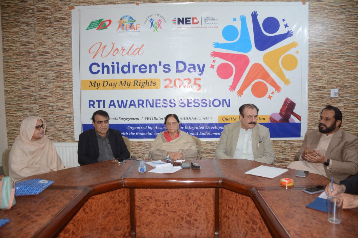 AidBalochistan's tweet image. On World Children’s Day, speakers urged the government to enforce child laws in Balochistan, ensure budgets, act on Article 25A, and address gaps in protection services, including the lack of shelters and reformatory schools.
#ChildrensDay2025 
#ChildrensDay 
#ChildProtection