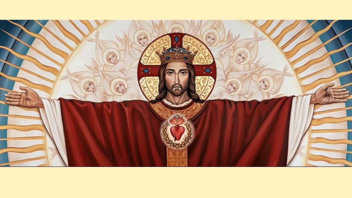 stjosephyork's tweet image. This Sunday, we will celebrate the Solemnity of #JesusChrist King of the Universe. Not only is this the last Sunday in #OrdinaryTime (hello, #Advent!), but it is also a reminder that Jesus Christ is sovereign over all, now and forever.  youtu.be/o3EfEvCuvdMAs #catholic