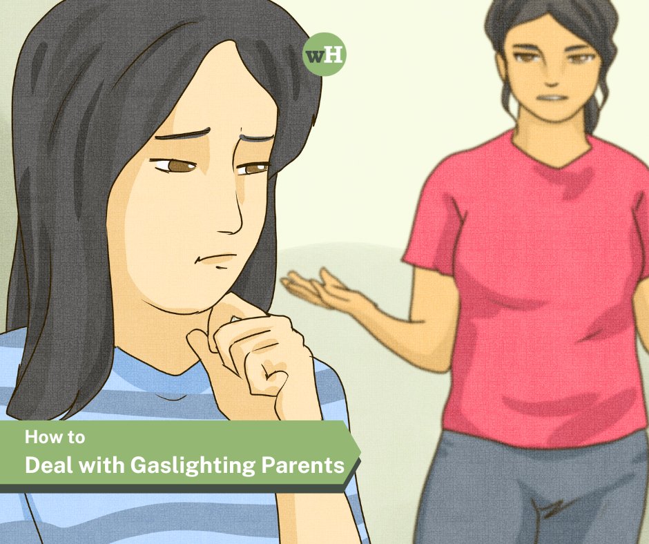 wikiHow's tweet image. When a parent gaslights you by trying to deny, undermine, and manipulate your own sense of reality, it can feel really hard to know what to do ☹️ We&apos;re here to help!
wikihow.com/Deal-with-Gasl…