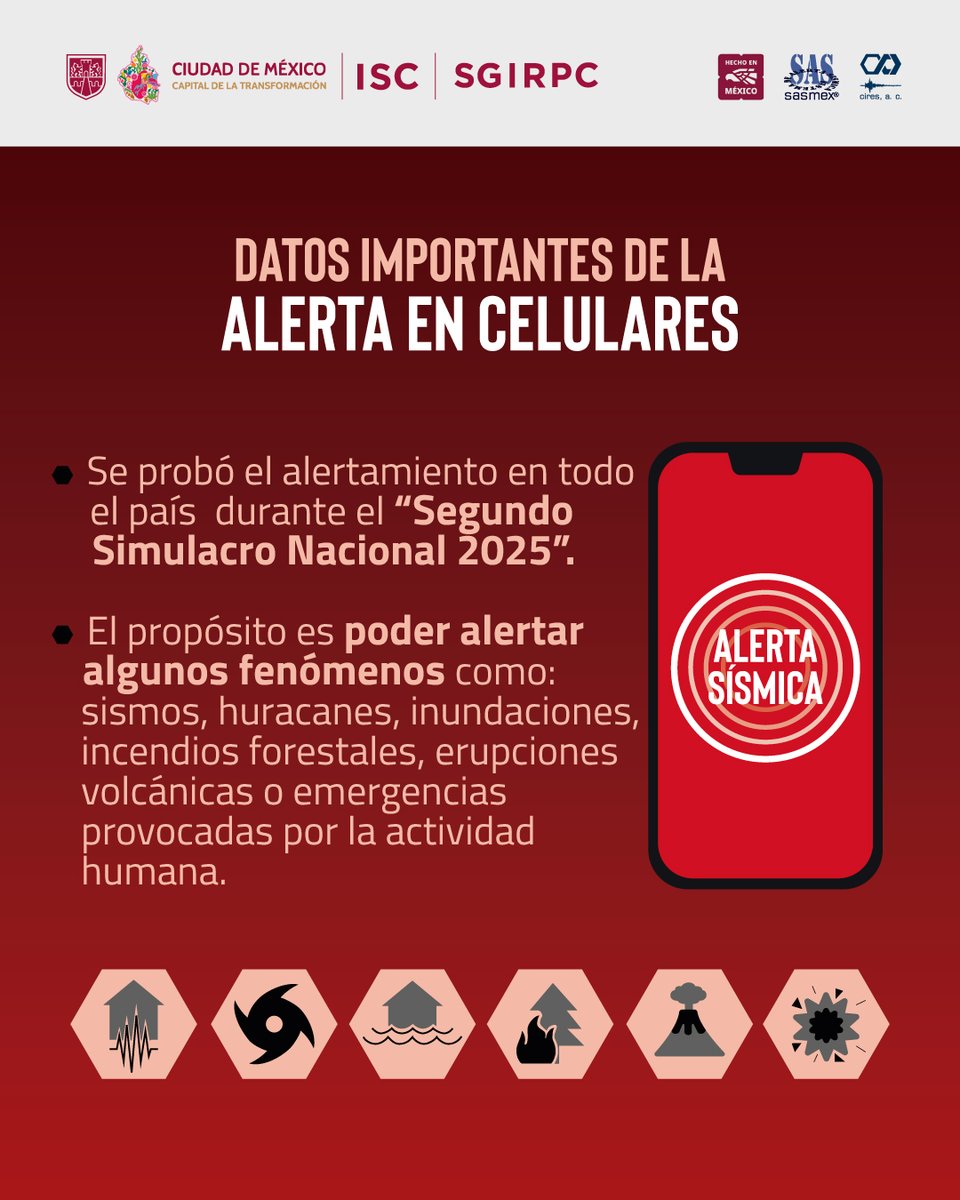 SASMEX's tweet image. Conoce más sobre la alerta en celulares en: blogcires.mx/2025/11/26/la-…
#SASMEX #Alertasísmica #tecnología #historia #HechoenMéxico #prevención