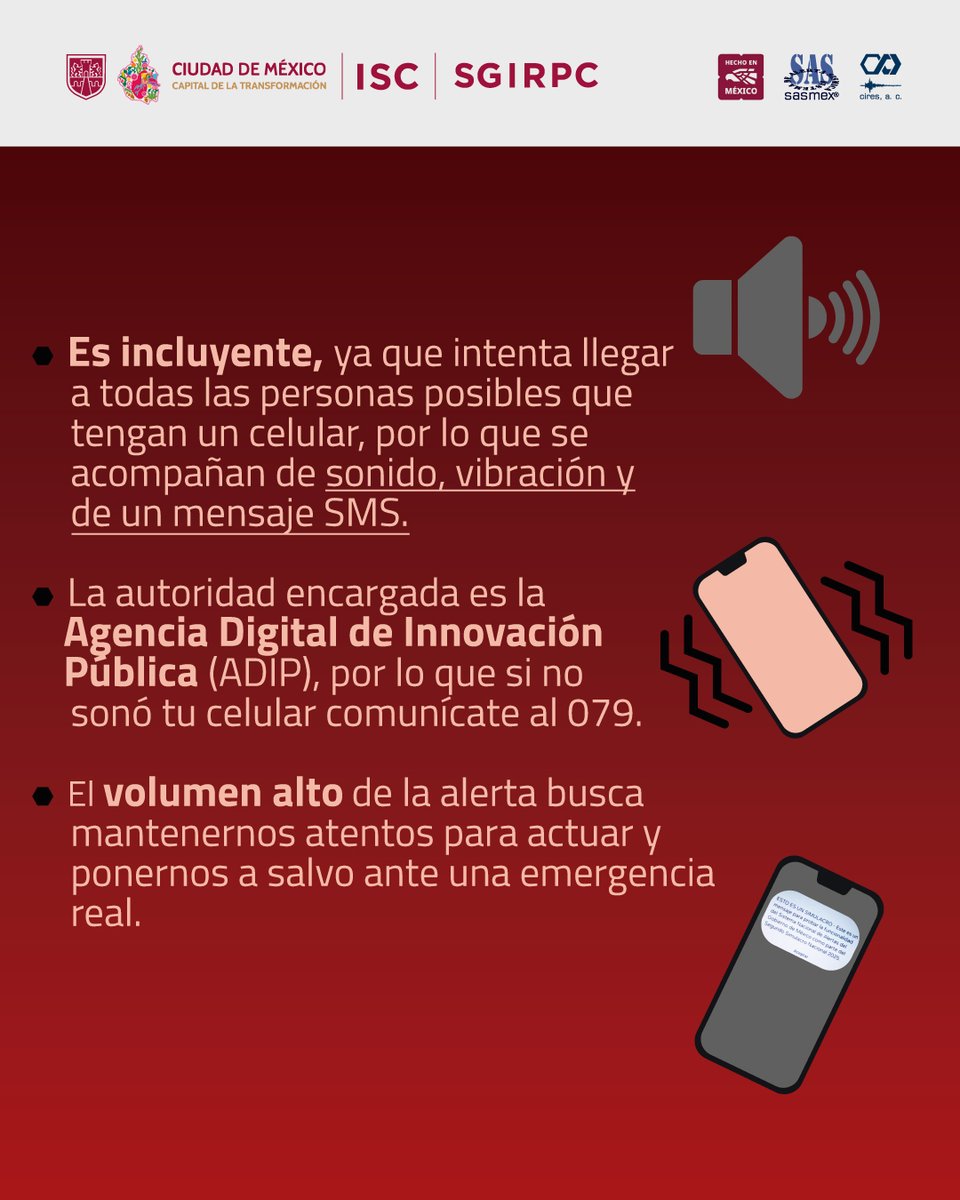SASMEX's tweet image. Conoce más sobre la alerta en celulares en: blogcires.mx/2025/11/26/la-…
#SASMEX #Alertasísmica #tecnología #historia #HechoenMéxico #prevención