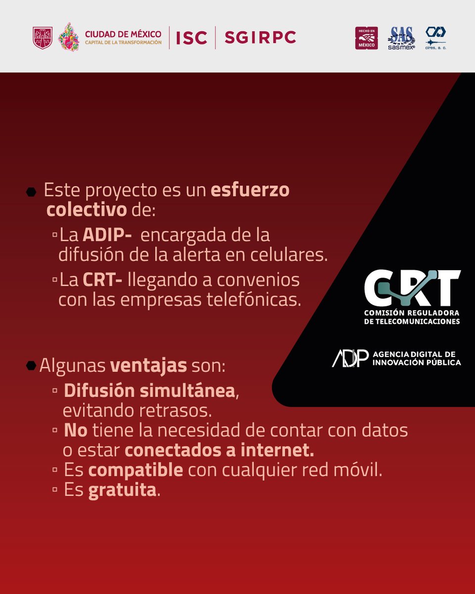 SASMEX's tweet image. Conoce más sobre la alerta en celulares en: blogcires.mx/2025/11/26/la-…
#SASMEX #Alertasísmica #tecnología #historia #HechoenMéxico #prevención