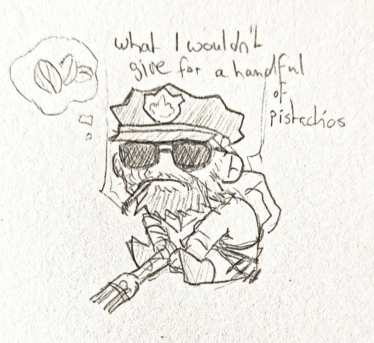 StaticLeaf's tweet image. Sorry for the unprompted hiatus pookies, just didn't feel like drawing and i also got myself a new game for halloween, so thats been occupying my mind lately. 

But I am getting back into swing of it. Have this guy for now.
#lelandcoyle #outlasttrials