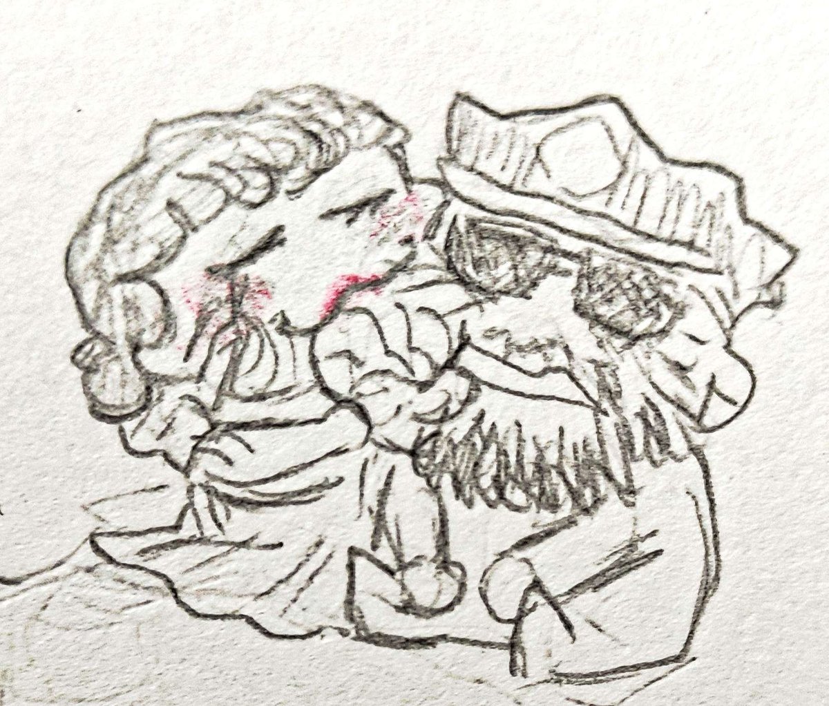 StaticLeaf's tweet image. Sorry for the unprompted hiatus pookies, just didn't feel like drawing and i also got myself a new game for halloween, so thats been occupying my mind lately. 

But I am getting back into swing of it. Have this guy for now.
#lelandcoyle #outlasttrials