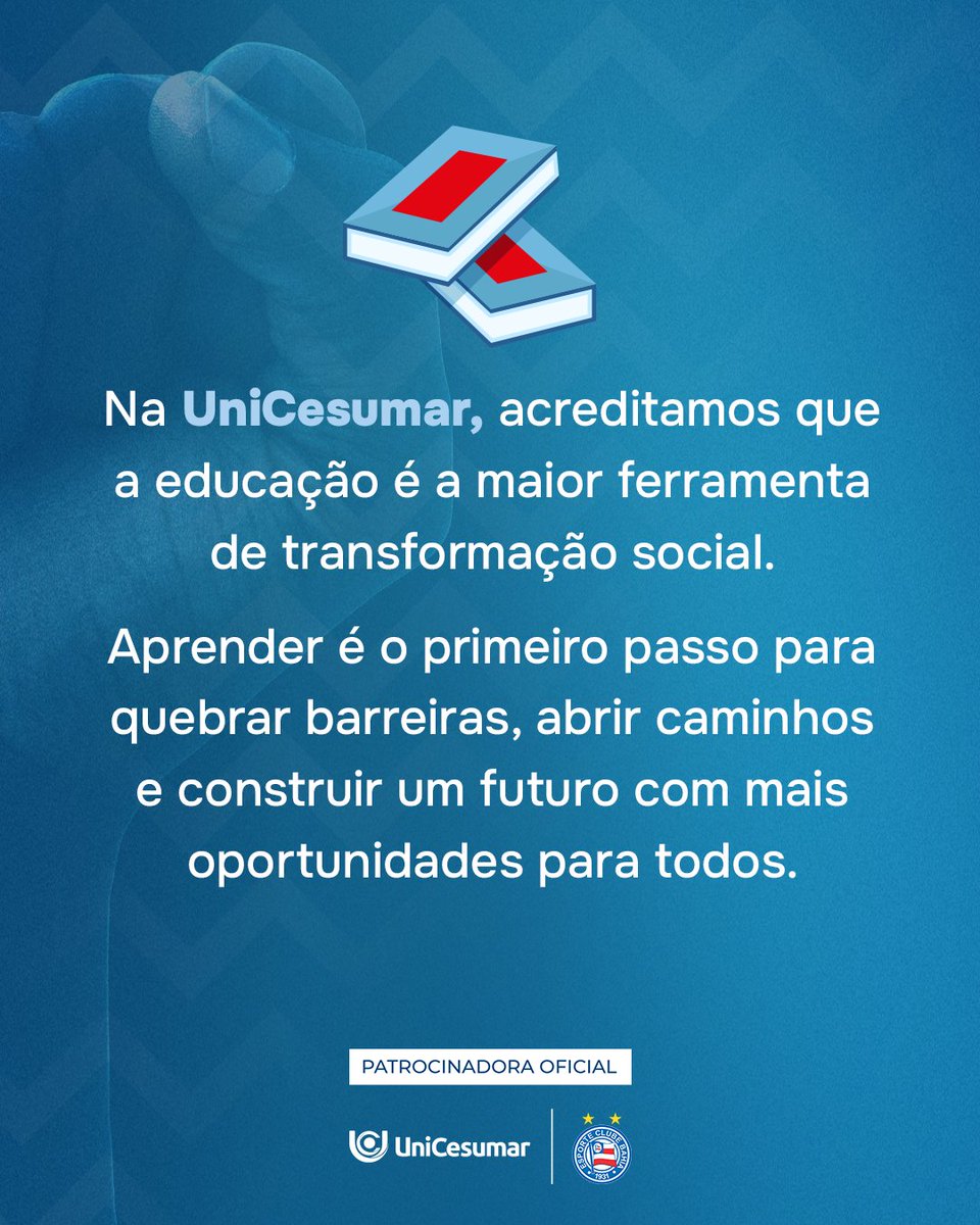 ecbahia's tweet photo. 🧑🏽🏫 Uma aula mais que necessária com a @UniCesumar.
No dia de hoje, celebramos o Dia da Consciência Negra e relembramos a história de Zumbi dos Palmares, símbolo de resistência contra a escravidão no Brasil.
#UniCesumar #BahiaClubeDoPovo #BBMP https://t.co/QhebkN7RHf