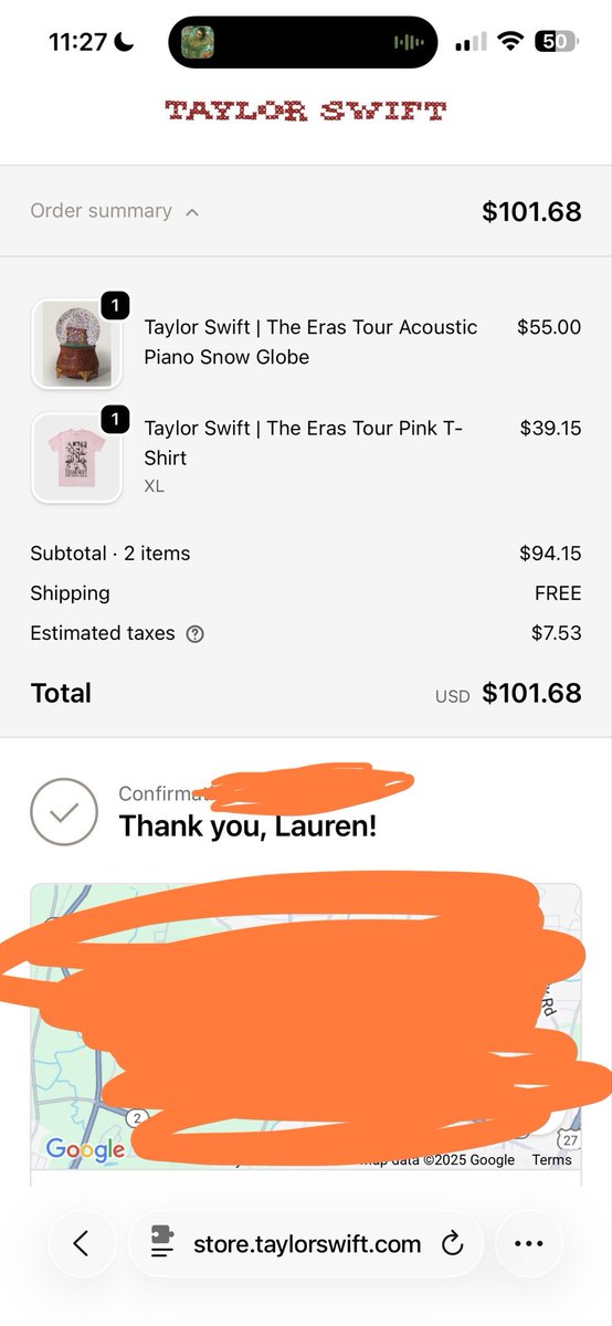 swiftie1307's tweet image. Update… I WON THE GREAT WAR! I apparently got an eras tour shirt in the process 😂 

Now she will be coming home to me and the others! Now to find space for her!