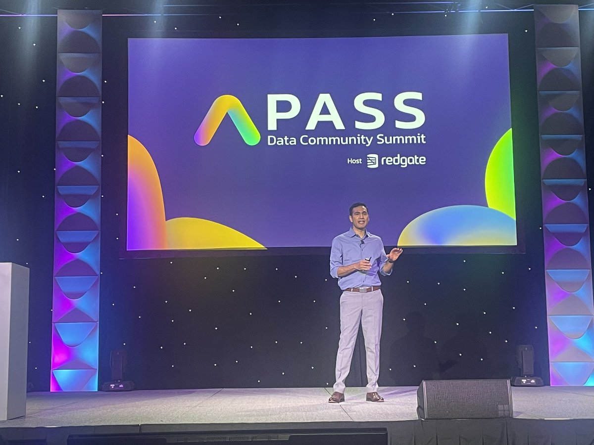 ReviewMyDB's tweet image. Starting the day off with the @Microsoft keynote with @ShireeshThota at @PASSDataSummit!

#passdatasummit #passsummit #passdstacommunitysummit #sqlserver #microsoftfabric #azuresql