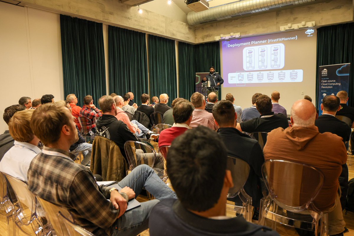 Our popular speaker Jithin talking about VM allocation and different allocators in <a href="/CloudStack/">Apache CloudStack</a> 

#CloudStackCollab