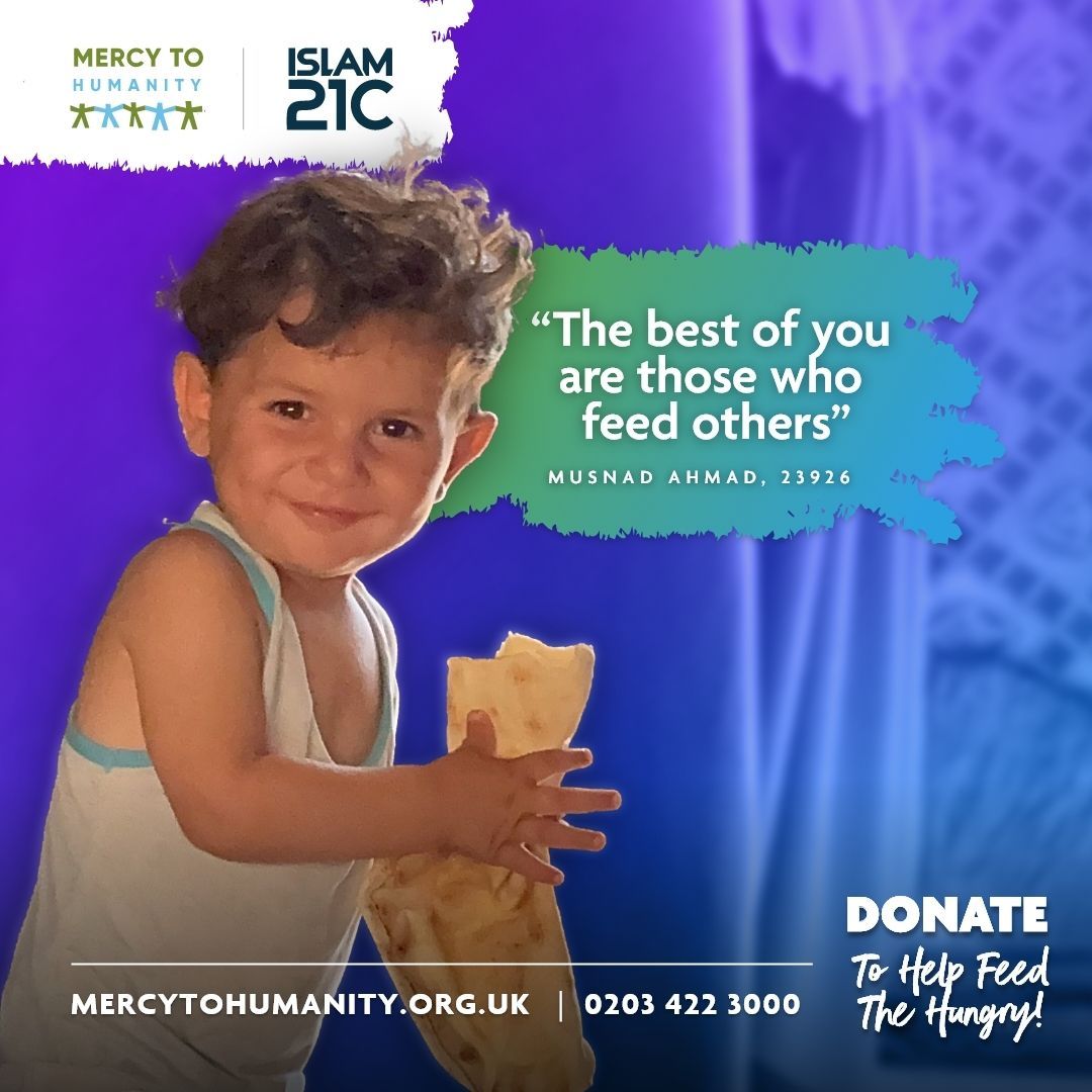 Islam21c's tweet image. “The best of you are those who feed others.” — Musnad Ahmad, 23,926

Globally, 1.9 million people face famine with no practical way to get food on their own.

That’s why our charity partner, Mercy to Humanity, is delivering life-saving food packs to families across the world.…
