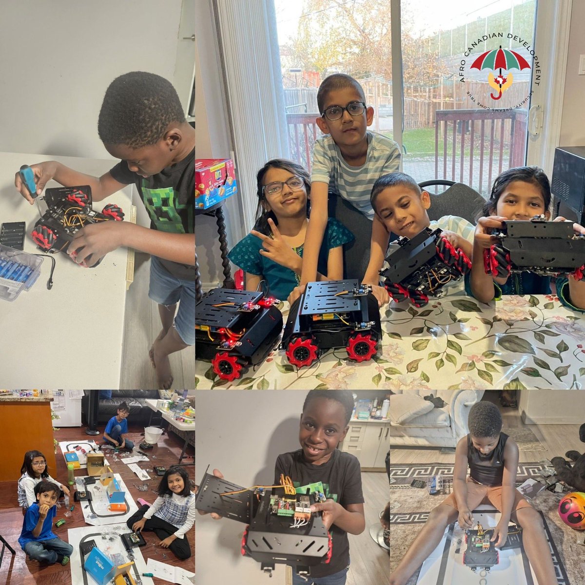 Afrocanadianinc's tweet image. These incredible young minds built their own mBot Mega robots at home, proving that learning can happen anywhere - when opportunity meets support. 🤖💡

We gratefully acknowledge the generous support of @cibc @TorontoRotary @IAcanada 😃

#STEMForAll #YouthInnovation
