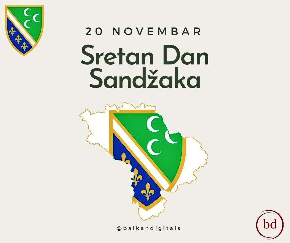 BalkanFutbolu's tweet photo. 🇧🇦 | 20 Kasım, Sancak günü kutlu olsun!  

Sretan 20. Novembar, Dan Sandžaka! https://t.co/qbcdRivYt1
