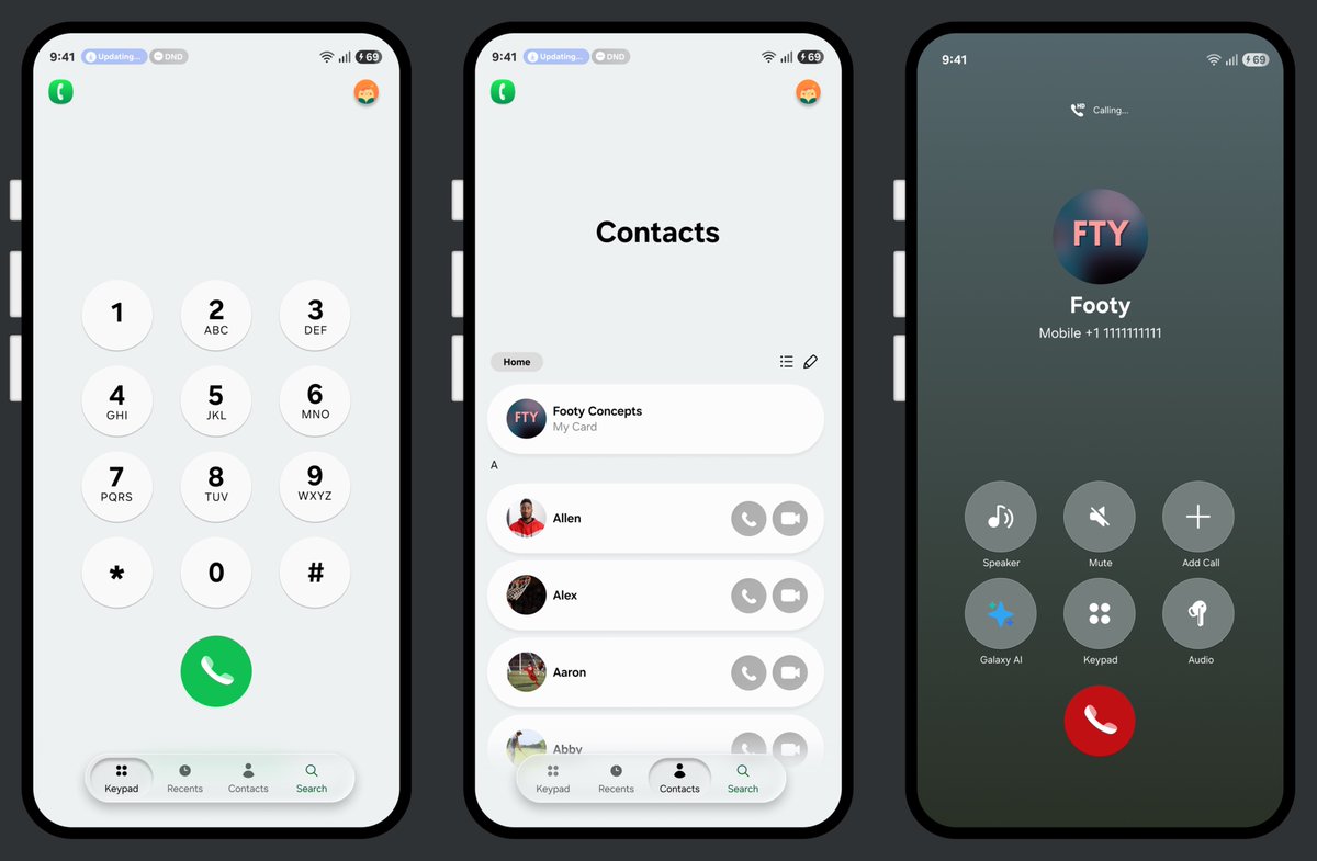 footy27_'s tweet photo. All new redesigned Phone app! 📞📲 https://t.co/nRnxjaJGDM
