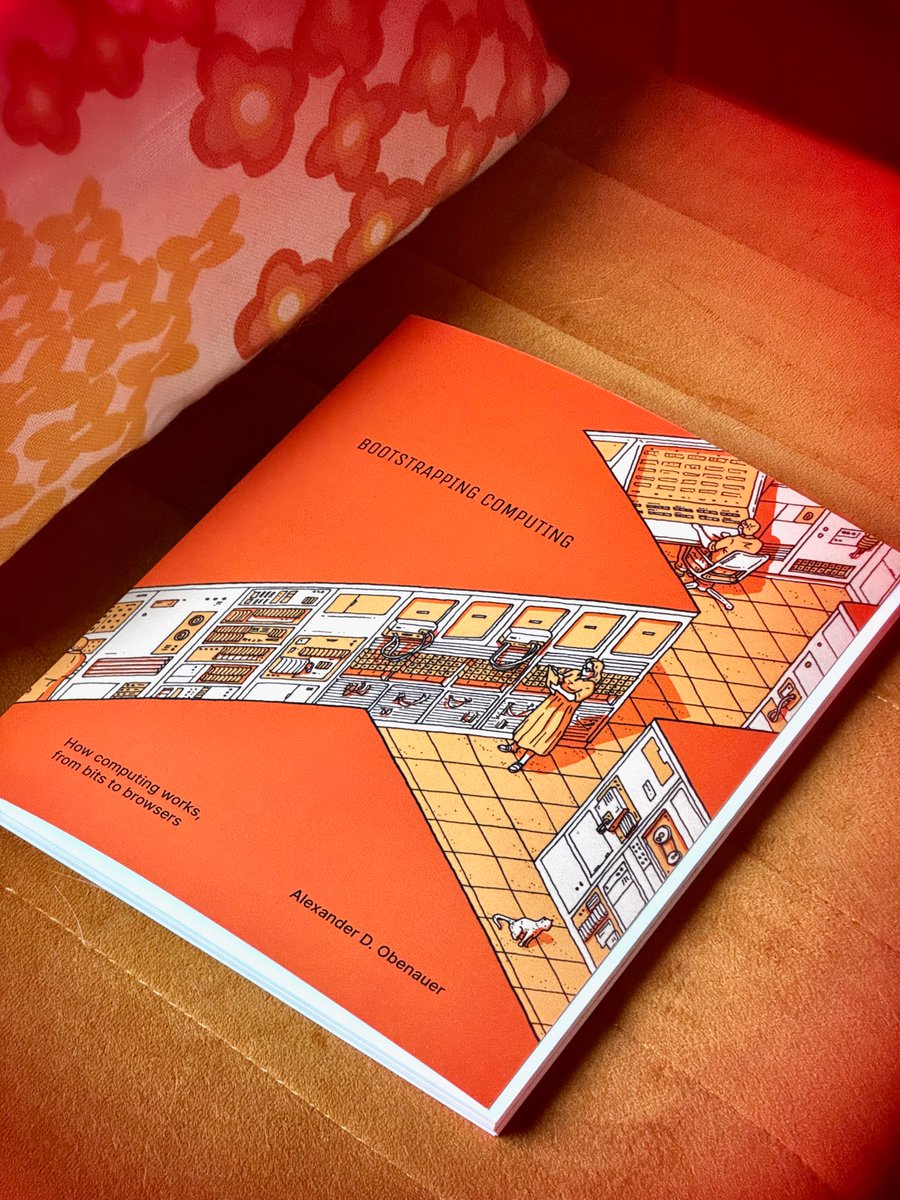 alexobenauer's tweet image. Some news to share today:

Earlier this year, we started our publishing company and released our first title, Bootstrapping Computing.

The full-color paperback is available for preorder now, and will be released on December 1.