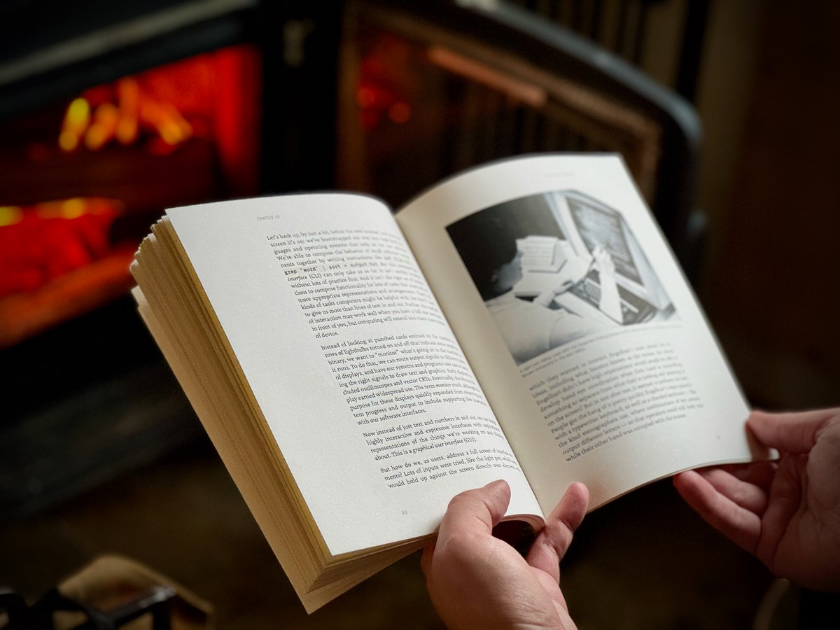 alexobenauer's tweet image. Some news to share today:

Earlier this year, we started our publishing company and released our first title, Bootstrapping Computing.

The full-color paperback is available for preorder now, and will be released on December 1.