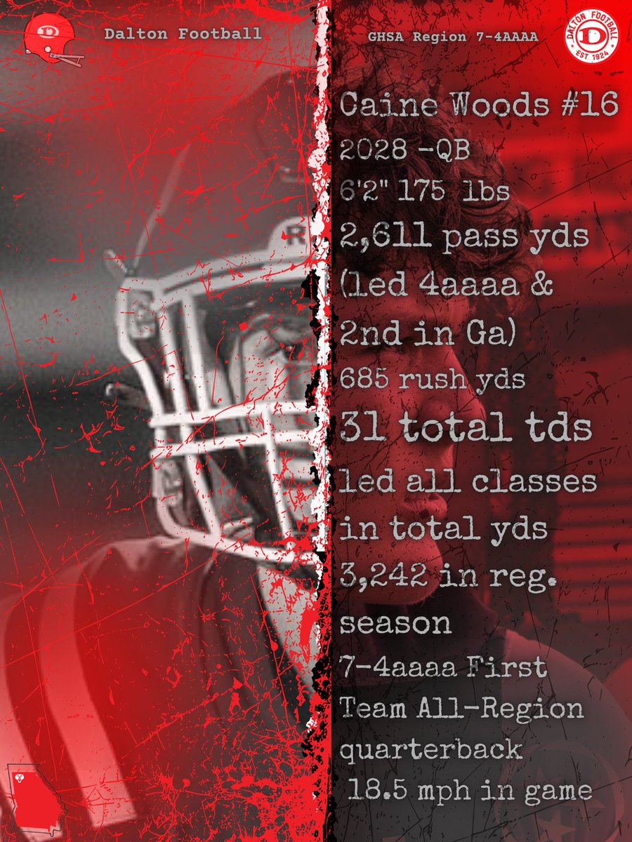 2028 QB Caine Woods (<a href="/CaineWoods2028/">Caine Woods</a>) go check out his 2025 film.

2028 QB who took full control of an offense that averaged 30 points and 400 yards of offense. 

Finished with 3,300 yds and 31 TDs.

Bright future for this 2028 QB!!!

#LL5