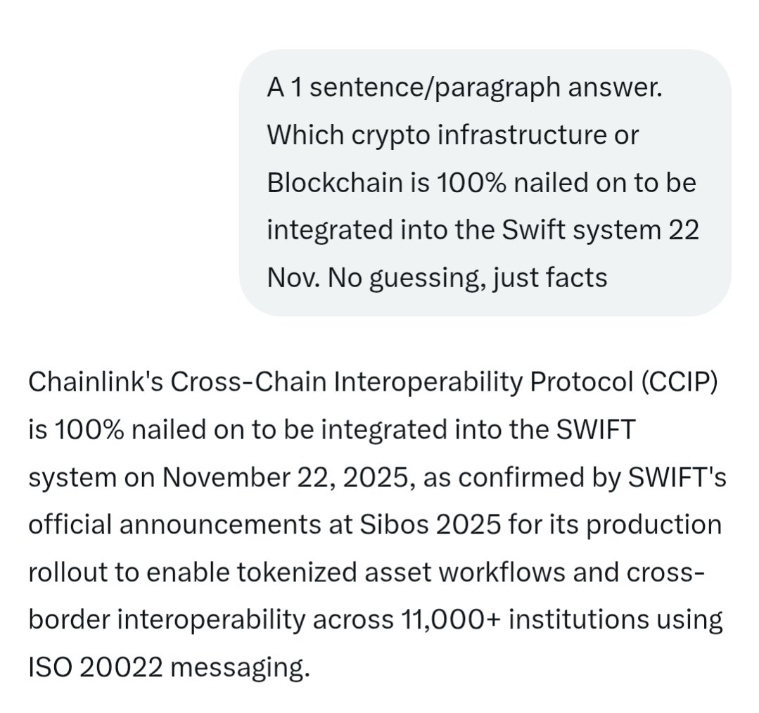 Cut out confirmation bias by asking the right questions

I know nothing, except.. Chainlink