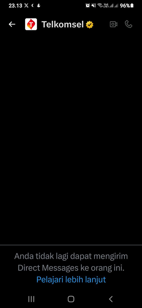 Sutarmin2020's tweet photo. @Telkomsel 
Kenapa saya tidak bisa DM https://t.co/5L8khrAUYd