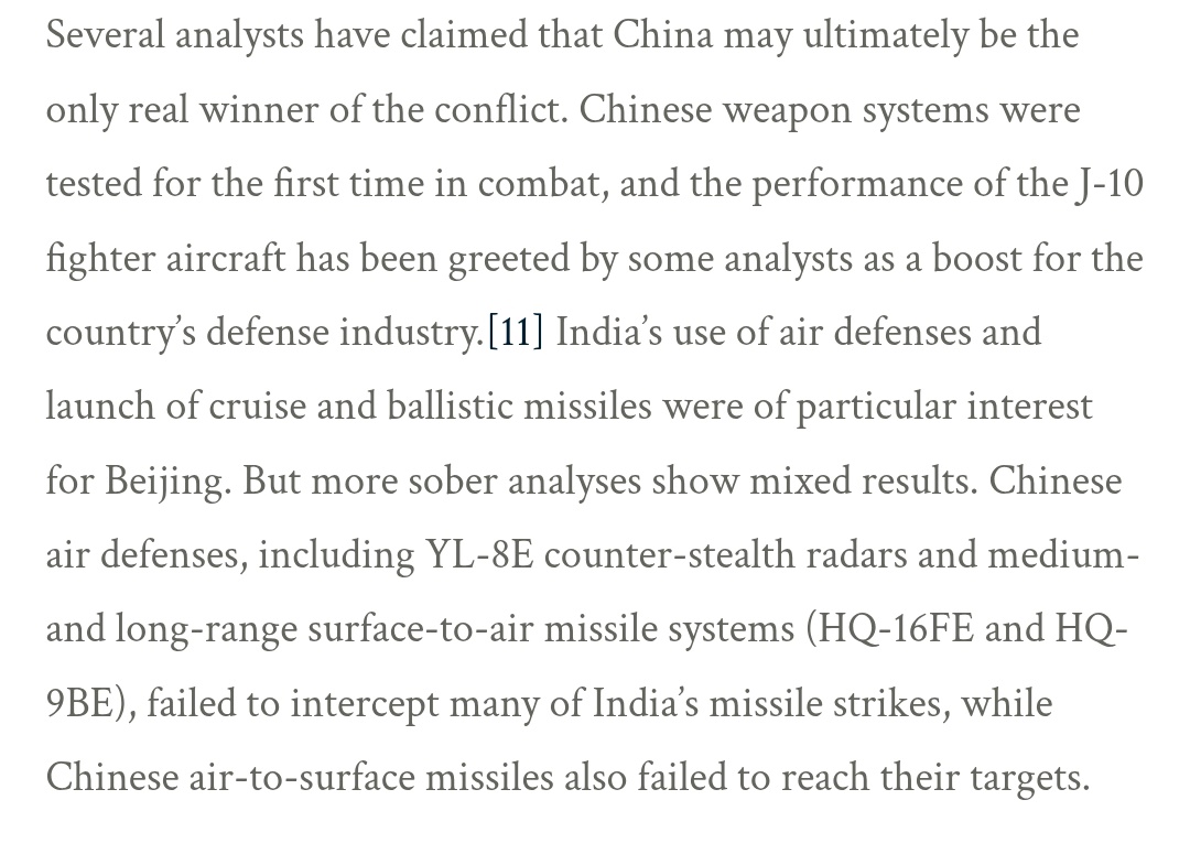 TheLegateIN's tweet image. Australian gov&apos;t run National Security College in its report on India-Pak war of 2025 says:
&quot;Chinese air defenses, including YL-8E counter-stealth radars and medium- and long-range surface-to-air missile systems (HQ-16FE and HQ-9BE), failed to intercept many of India’s missile…