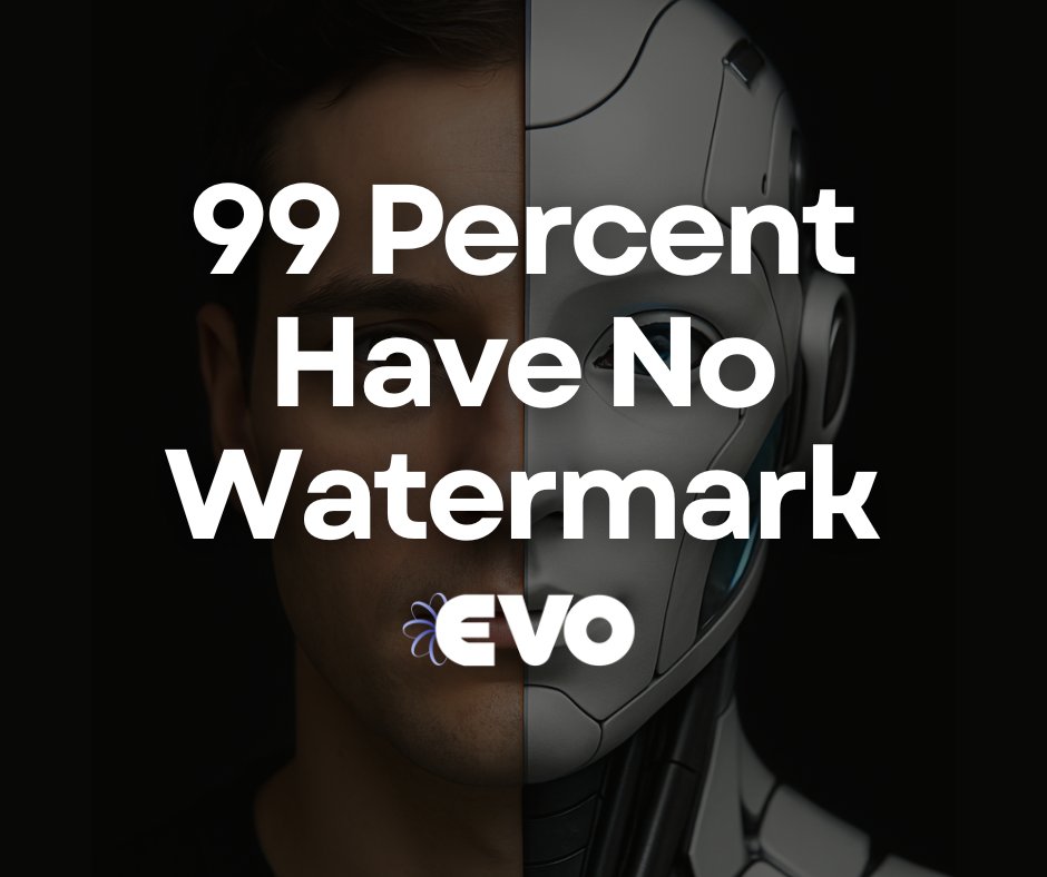 EVOai_Tech's tweet image. Fact of the day: 99 percent of deepfakes contain no visible watermark.

This is why verification must be automated and scalable. 

#DeepfakeDetection #CyberIntelligence #AI
