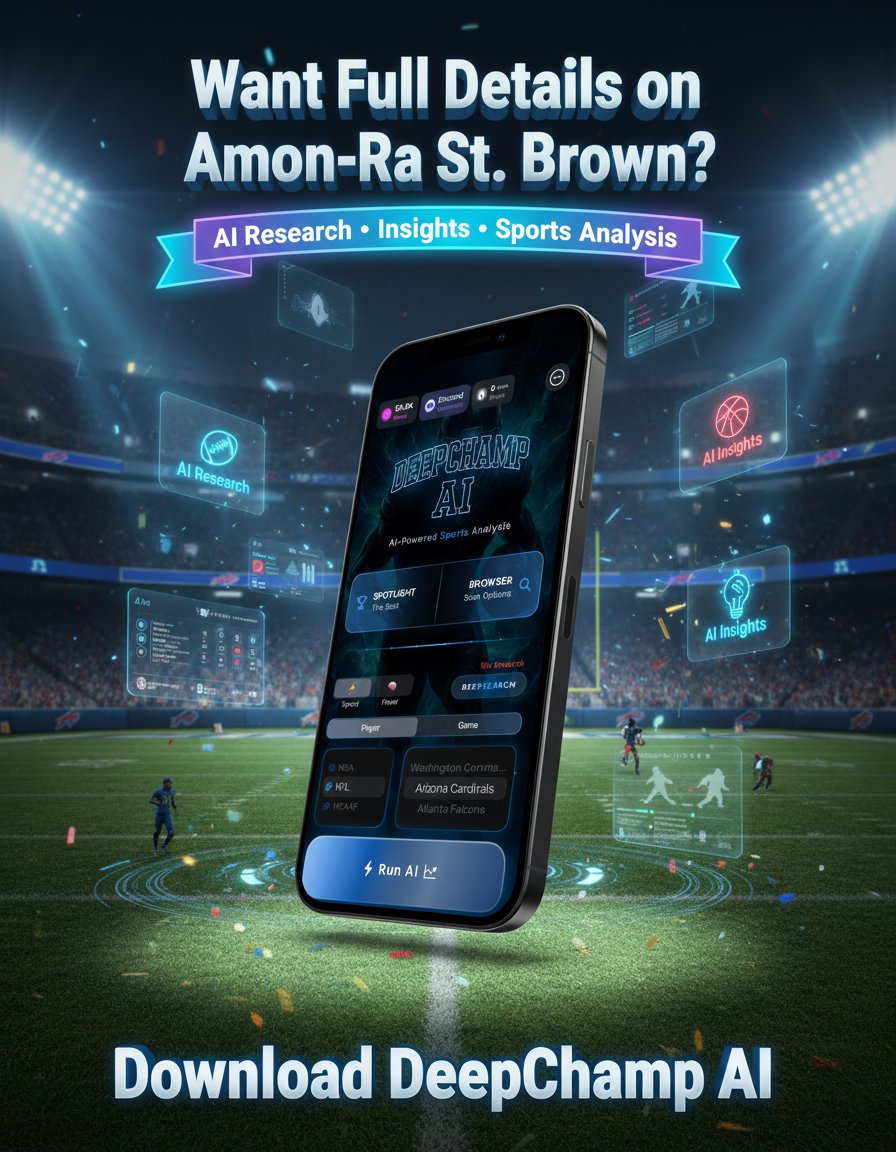 deepchampai's tweet image. 🏈 Amon-Ra St. Brown NFL Spotlight
Amon-Ra St.
Cedric Coward has been on an absolute tear, averaging a scorching 10.2 points per game over his last five outings, proving he&apos;s read…
Full slides &amp;amp; insights inside 👇
#NFL #DeepChampAI #AmonRaStBrown #DET #BUF