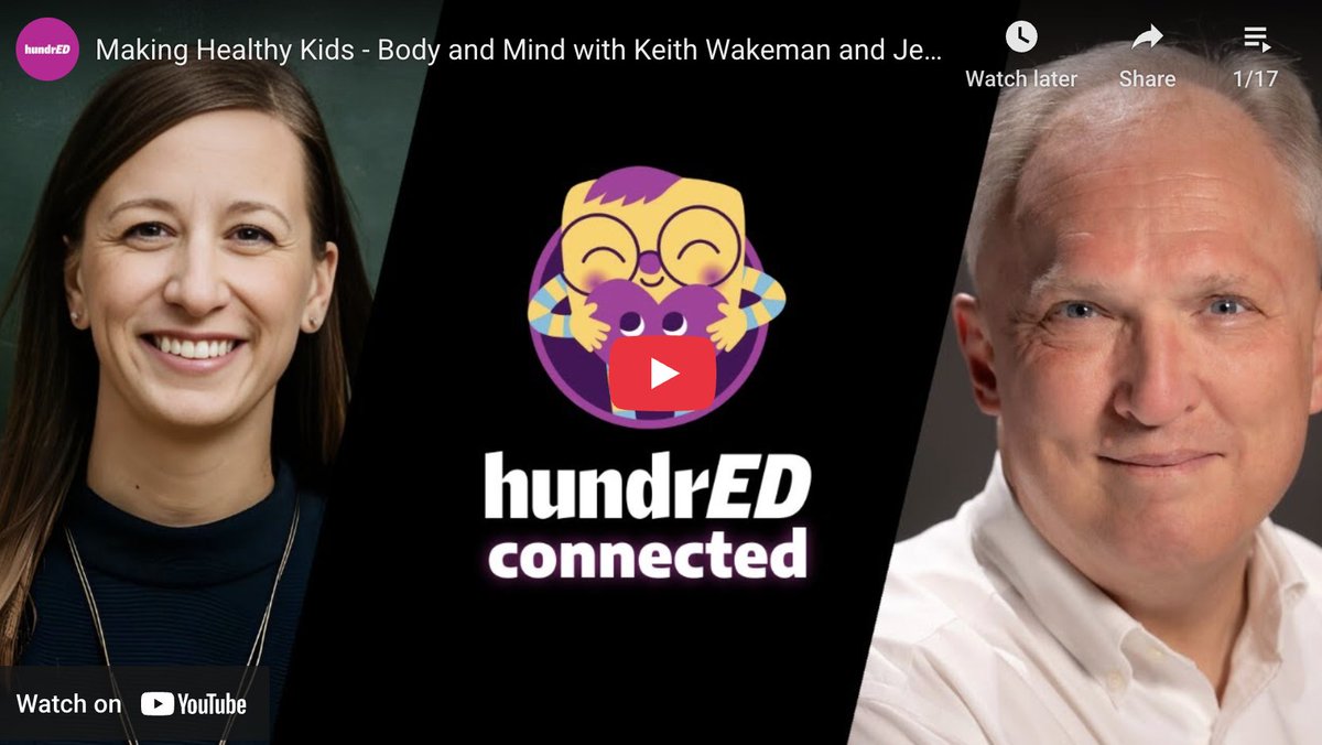 We’re excited to share that our Executive Director, Jenn Flynn, was featured on the latest episode of the @hundredorg Connected Podcast! 

Jenn joins @superbetter to talk about how healthy school environments shape happier, more successful learners.

loom.ly/7iA8w3s