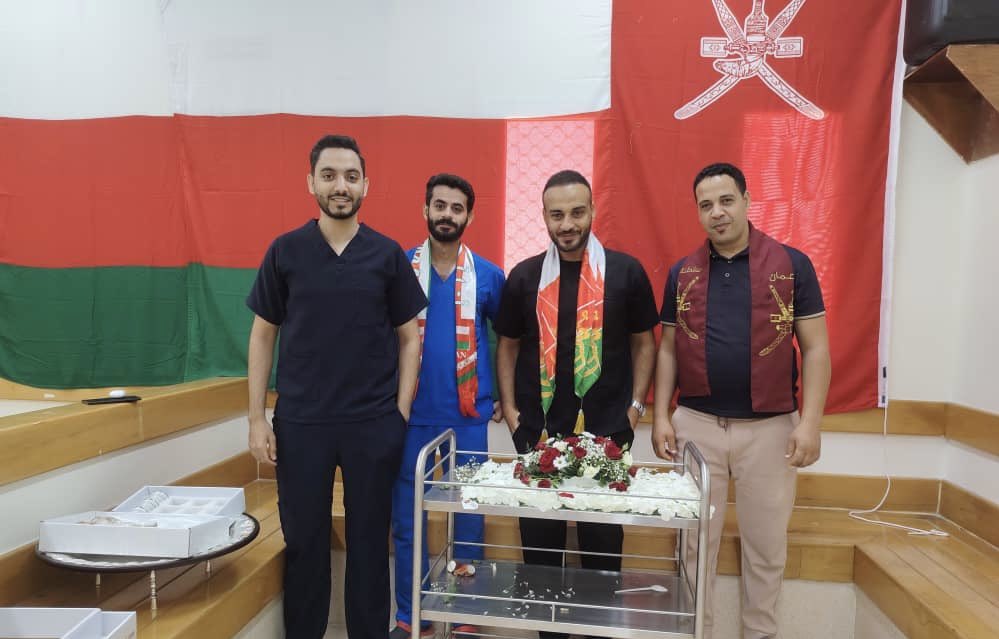 جانب من احتفال وحدة  التاهيل والعلاج الطبيعي بالجازر بـ  #اليوم_الوطني_العماني ..  تأتي الاحتفالية تجسيدا لروح الوطن التي تنبض في قلوب أبنائه، وتاكيدا على أن مسيرة البناء لا تزال مستمرة بعزيمة لا تنطفئ.