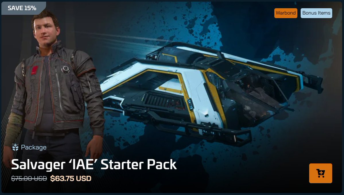 TheRubenSaurus's tweet image. New RSI Salvation starter pack available right now:

1 Vehicle: RSI Salvation
1 Paint: RSI Salvation - Vespid Paint
4 Gear Items
Lifetime Insurance
Self-Land Hangar
40,000 UEC
Star Citizen Digital Download

#StarCitizen #IAE2955