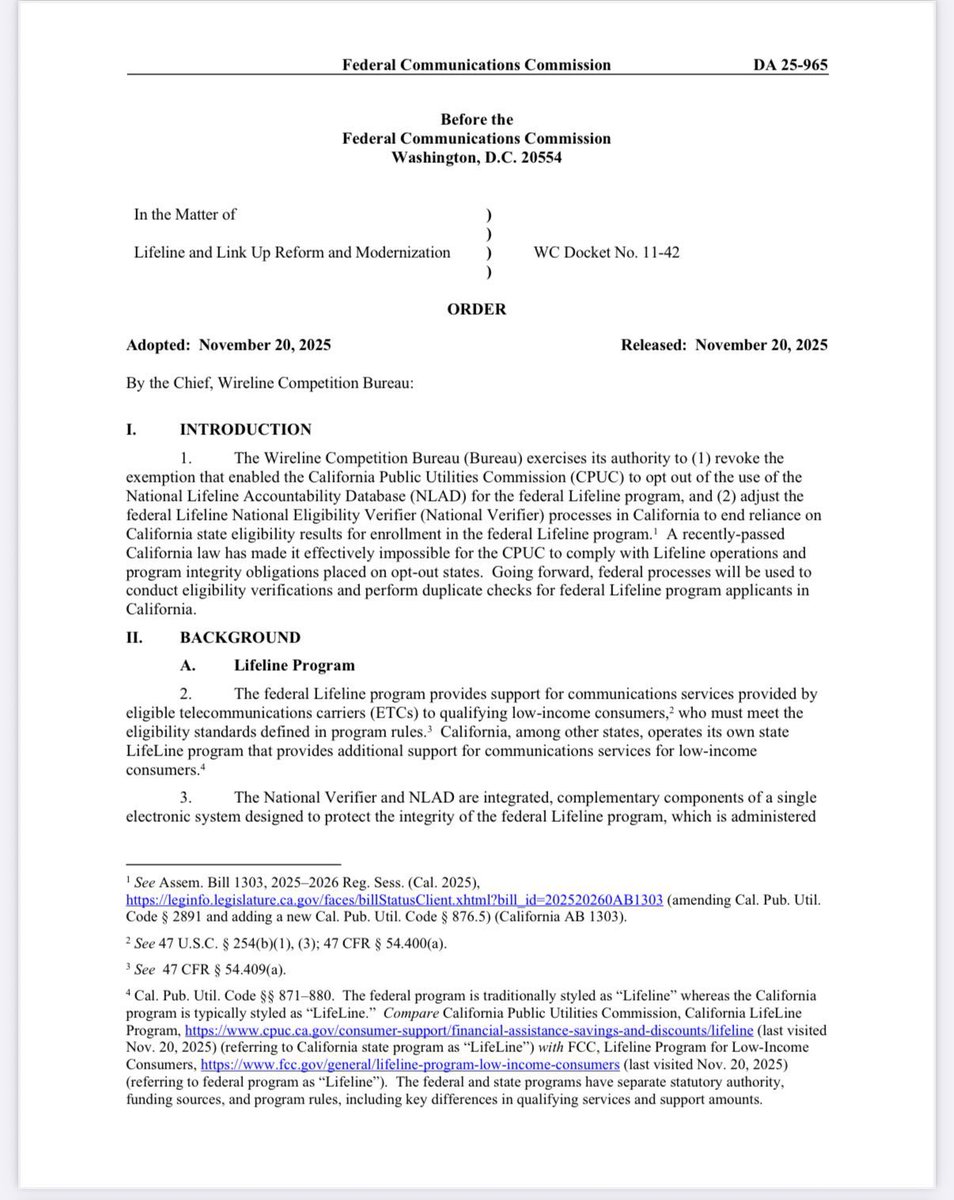 CaliMAGABarbie's tweet image. BREAKING 🚨: The Trump administration just BLOCKED @GavinNewsom from giving federal dollars to illegal aliens through an FCC-run program.
He was HIDING Social Security numbers so the feds couldn’t verify legal status 😳
Gavin is a DISGRACE 🤡
Unreal he was doing this.

“The new…