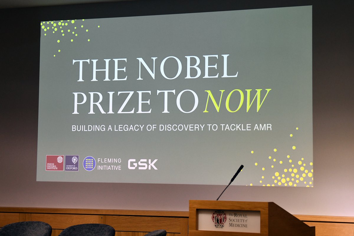 On 18th Nov, we hosted an event with <a href="/IneosOxford/">Ineos Oxford Institute for Antimicrobial Research</a> and <a href="/GSK/">GSK</a> , commemorating Sir Alexander Fleming’s discovery of Penicillin and his Nobel Prize ahead of the 80th anniversary next month. 

👉Read more on our website fleminginitiative.org/post/the-nobel…

#WAAW #WAAW2025 #AMR