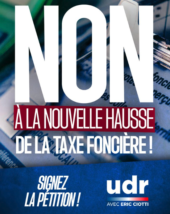 udr_63's tweet photo. NON à la nouvelle hausse de la taxe foncière pour 7,4 millions de foyers.   🔗 Signez la pétition : https://t.co/gdjpC8525E 
Nous refusons cette nouvelle pression fiscale qui frappe les propriétaires, les familles et les classes moyennes ! 
@ClermontFd @Prefet63 https://t.co/2P6ytrLHJC