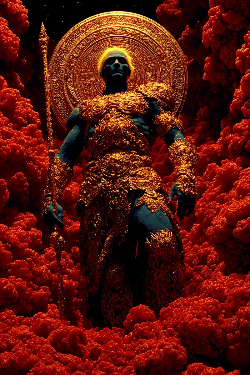 time_altered_ai's tweet image. Standing against all odds... Good morning to all the creators... ✨✨